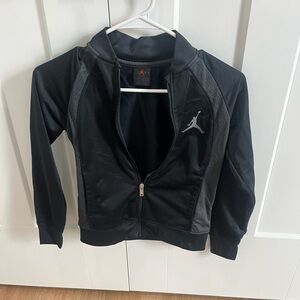 Black Air Jordan jacket. Youth small.